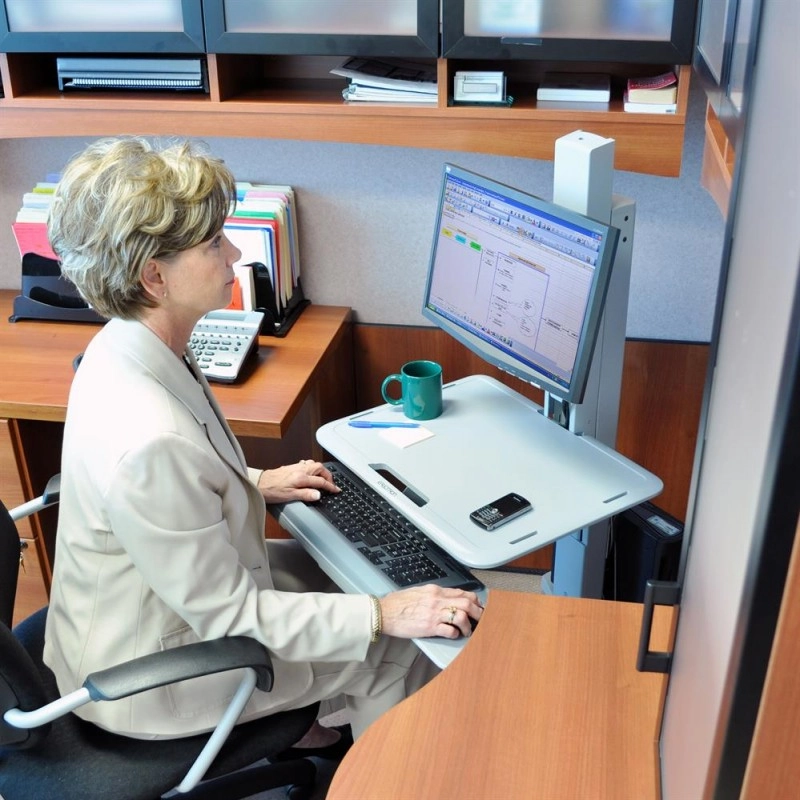 Ergotron WorkFit-C 單顯示器LD型, 24-198-055Ergotron 工業