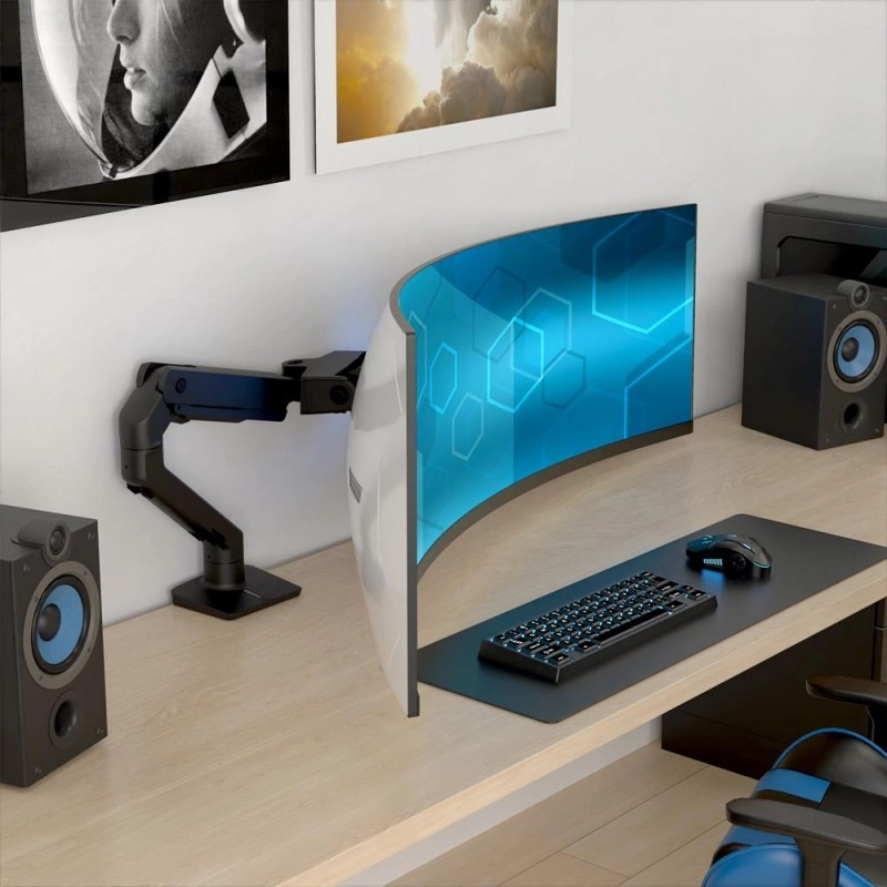 Ergotron HX桌上型顯示器支臂帶特重轉軸