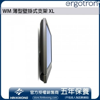 Ergotron WM 薄型壁掛式支架 XL, 60-602-003 (銀色)
