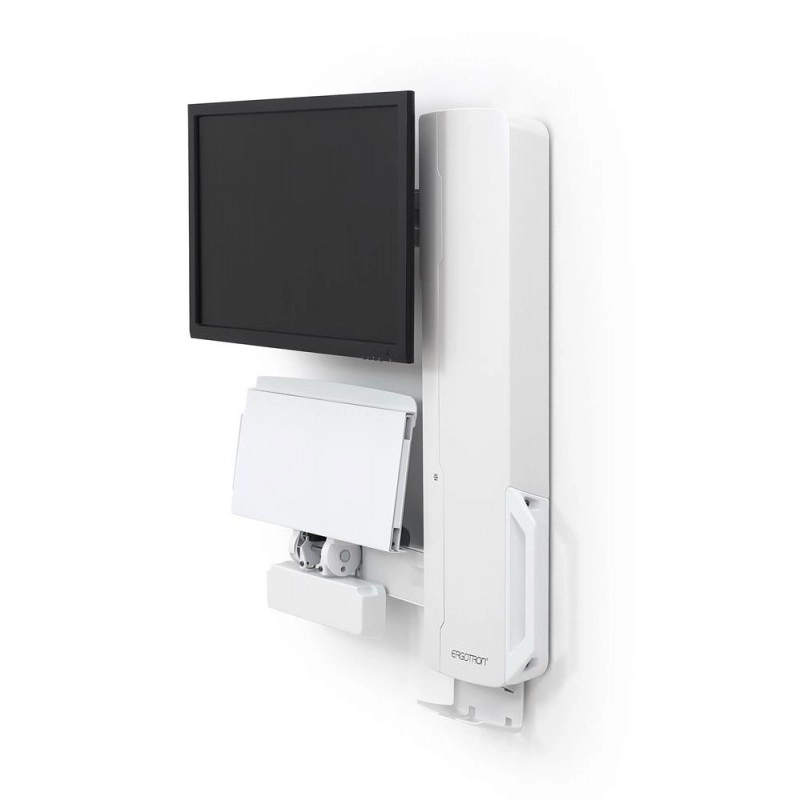 Ergotron StyleView 坐站兩用垂直升降支架, 人流密集區域版