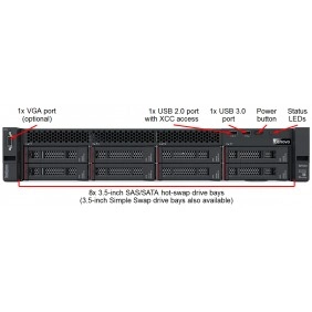 Lenovo ThinkSystem SR550 機架式伺服器, 7X04A0APCN