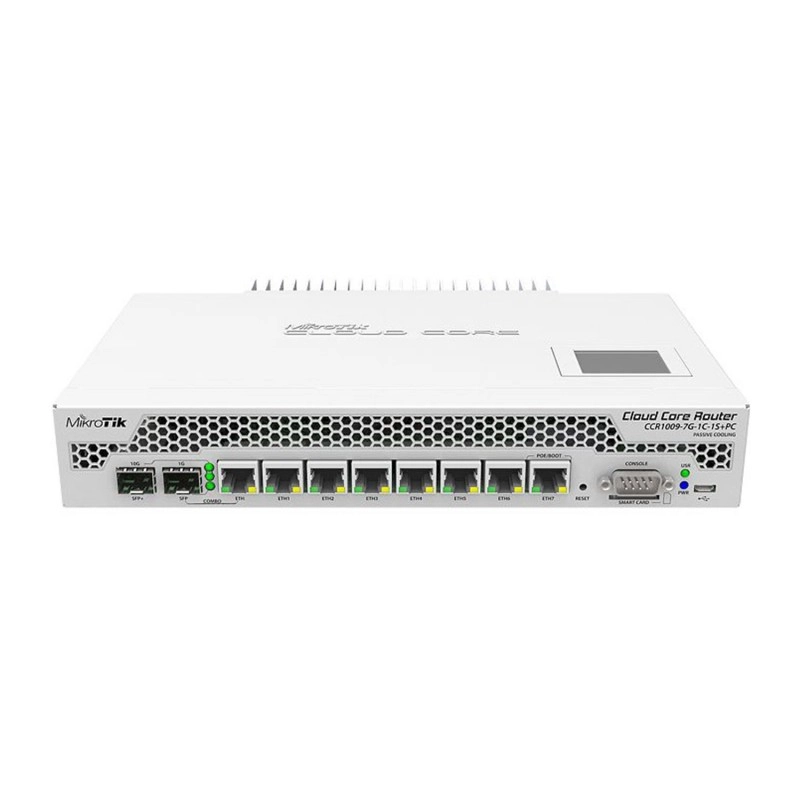 MikroTik 8 Ports 路由器, CCR1009-7G-1C-1S+PC路由器