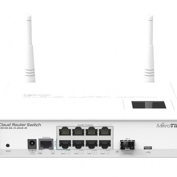 MikroTik 9 Ports 交換器, CRS109-8G-1S-2HnD-IN