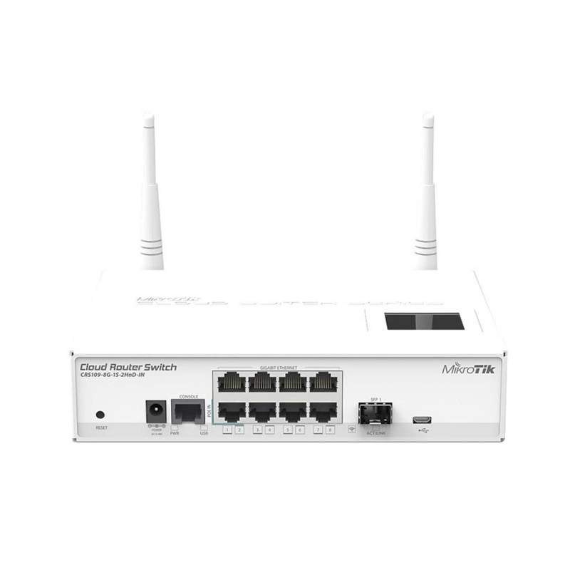 MikroTik 9 Ports Switch, CRS109-8G-1S-2HnD-INSwitch