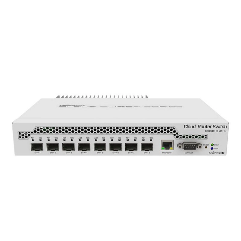 MikroTik 9 Ports 交換器, CRS309-1G-8S+IN交換器