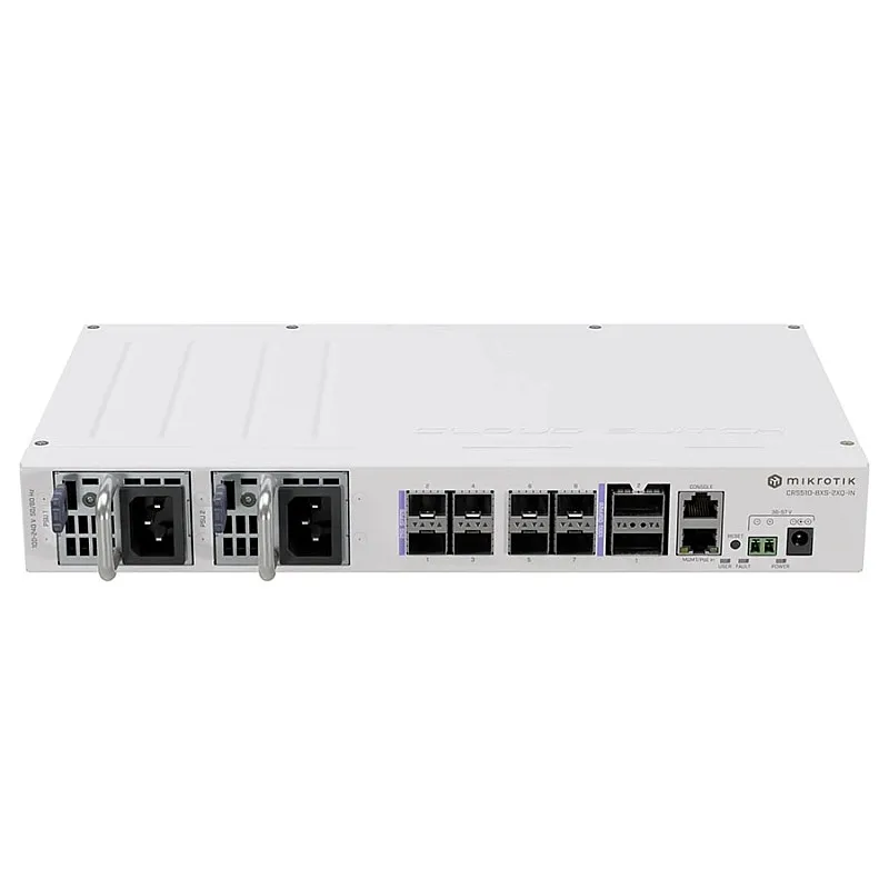 MikroTik 10 Ports 交換器 (CRS510-8XS-2XQ-IN) - 香港行貨
