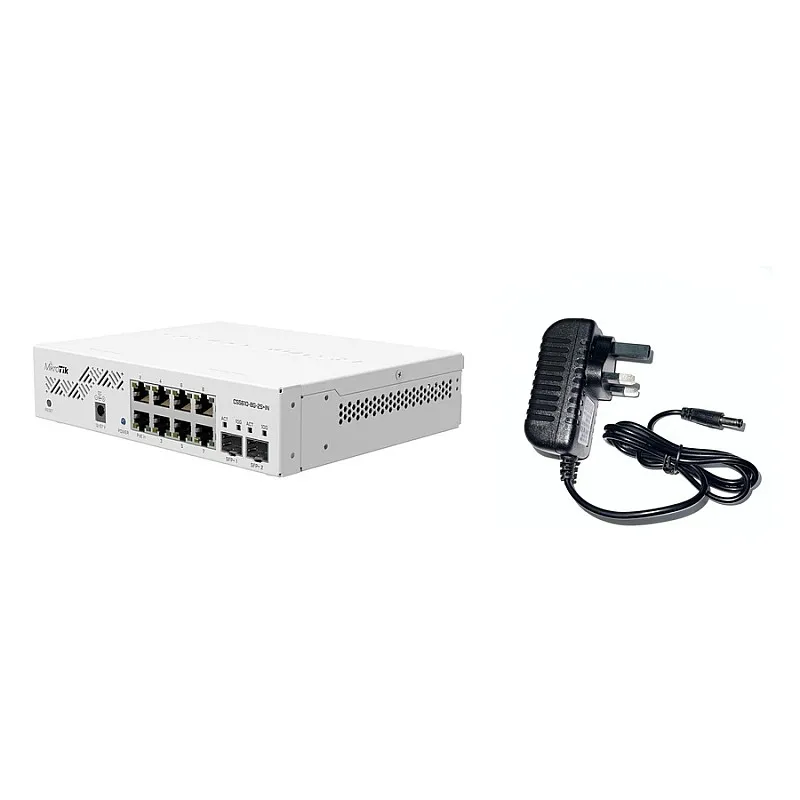 MikroTik 10 Ports 交換器, CSS610-8G-2S+IN (UK)︱香港行貨 - M-CSS610-8G-2S+IN 交換器 ｜ 衍光HinKwong 香港