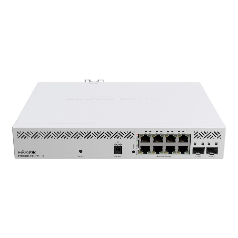 MikroTik 10 Ports 路由器, CSS610-8P-2S+IN路由器