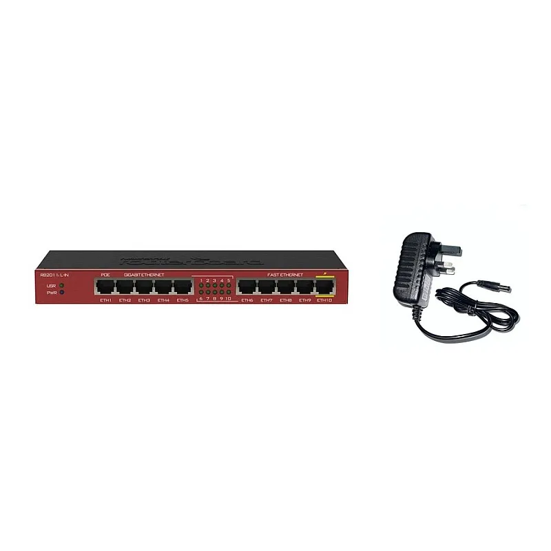 MikroTik 11 Ports Ethernet Router, RB2011iL-IN (UK) - M-N-R-RB2011iL-IN Routers ｜ 衍光HinKwong 香港