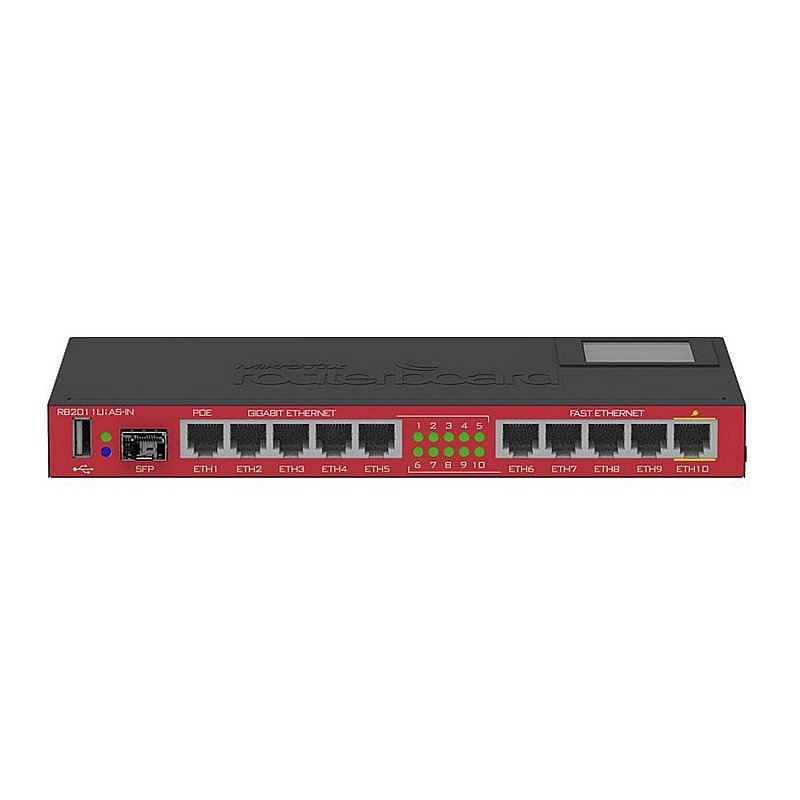 MikroTik 11 Ports 交換器, RB2011UiAS-IN (UK)︱香港行貨