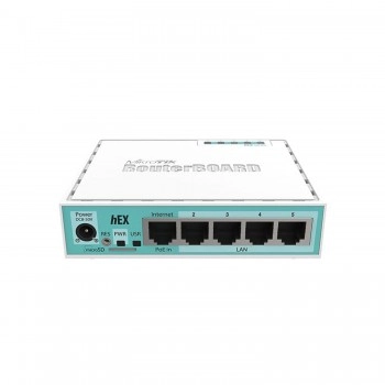 MikroTik 5 Ports Ethernet Router, hEX, RB750Gr3