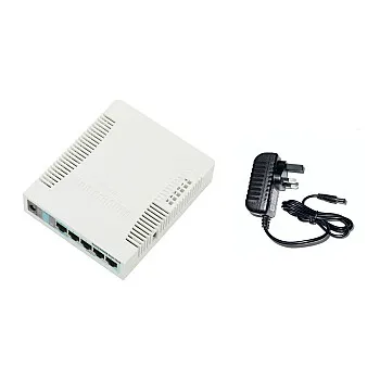 MikroTik 5 Ports Ethernet Router, RB951G-2HnD (UK)