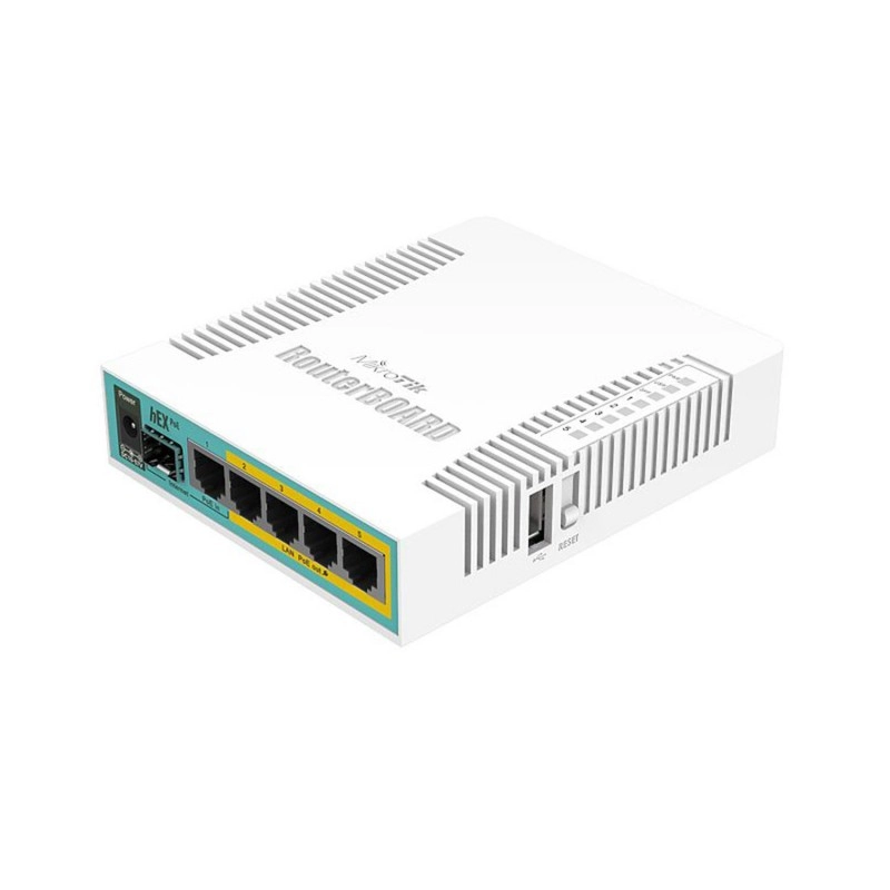MikroTik 6 Ports 路由器, hEX PoE, RB960PGS路由器