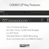 Netgear 12 port AV Line 管理型交換器, GSM4212P交換器