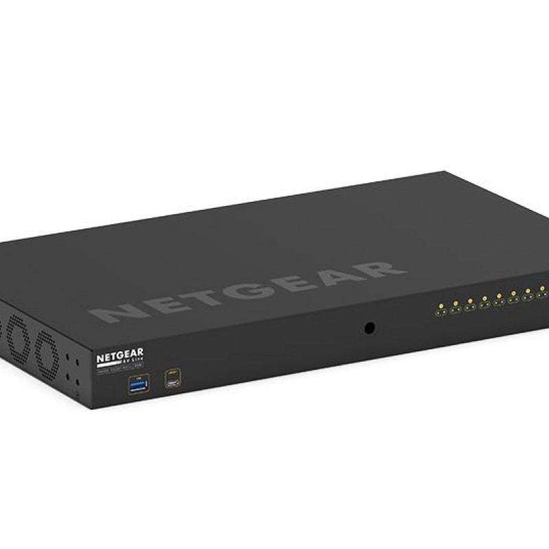 Netgear 12 port AV Line 管理型交換器, GSM4212UX交換器