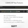 Netgear 30 port AV Line 管理型交換器, GSM4230P交換器