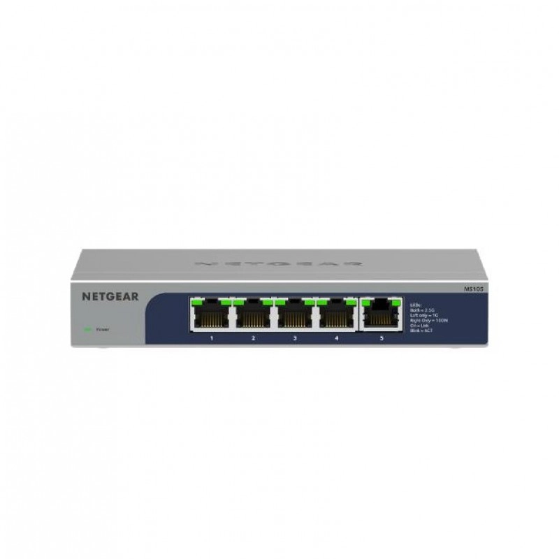 Netgear 5-port Multi-Gigabit 非管型交換器, MS105交換器
