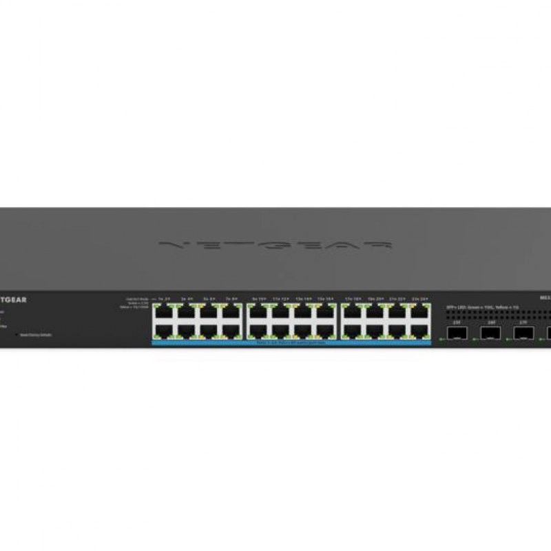Netgear 24-Port Multi-Gigabit Ultra60 PoE++ 智能管型交換器, MS324TXUP交換器