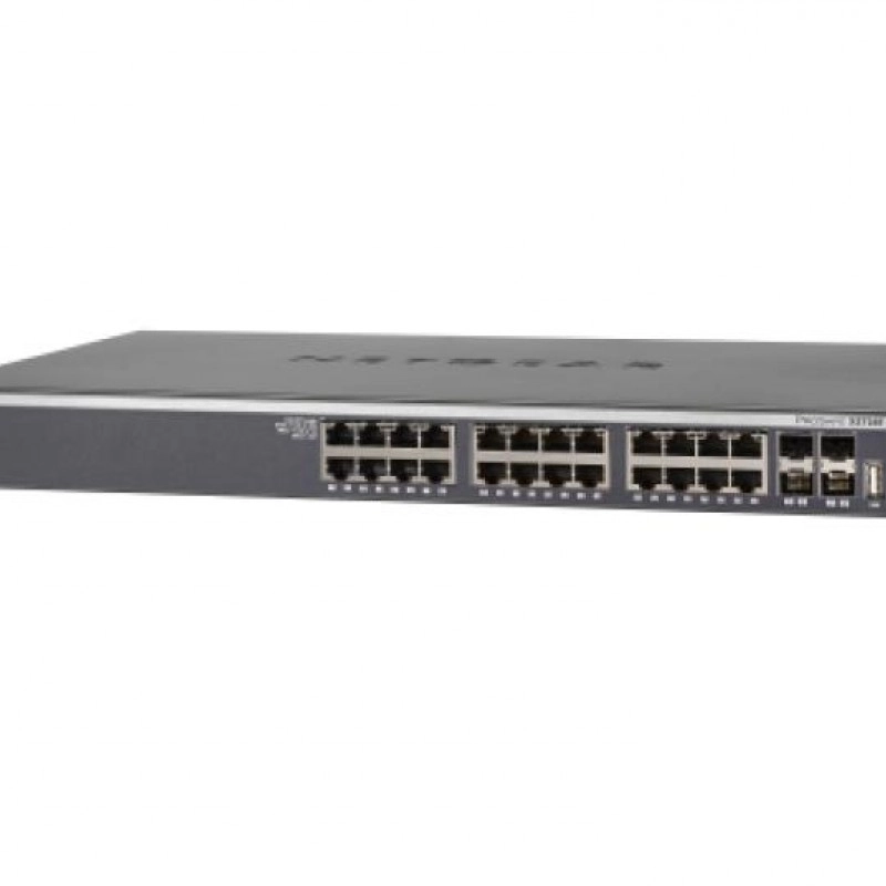 Netgear 24 port 10-Gigabit Copper 智能交換器, XS728T交換器