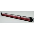 OLABS Cat6a 24 接口 RJ45 非屏蔽配線架, CUP1F24C