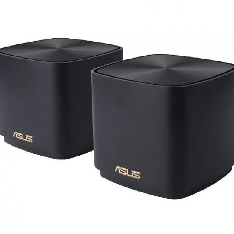Asus AX1800 Dual Band 網狀 WiFi 系統, ZENWIFI AX Mini XD4 (2-PK) BLACK路由器