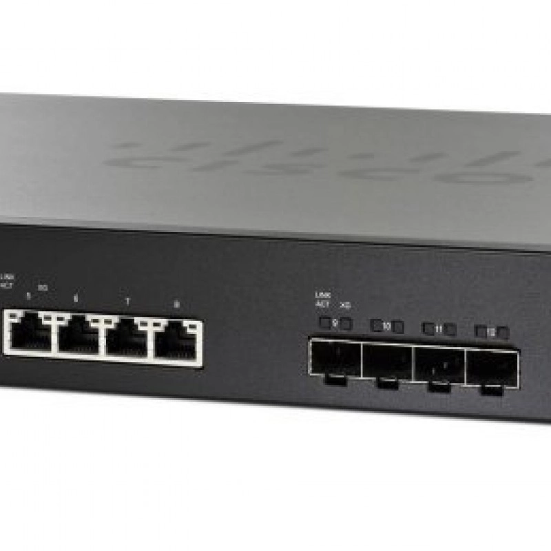 Cisco 16-Port 10G Stackable Managed Switch, SG550XG-8F8T-K9-UK交換器