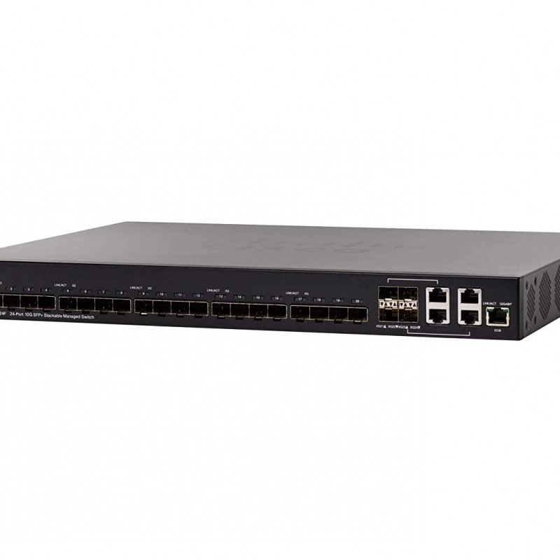 Cisco 24-Port 10G SFP+ Stackable Managed Switch, SX550X-24F-K9-UK交換器