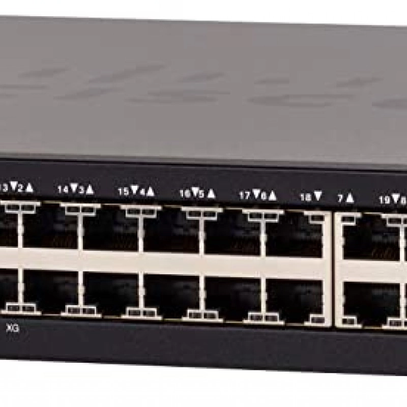 Cisco 24-Port 10GBase-T Stackable Managed Switch, SX550X-24-K9-UK交換器