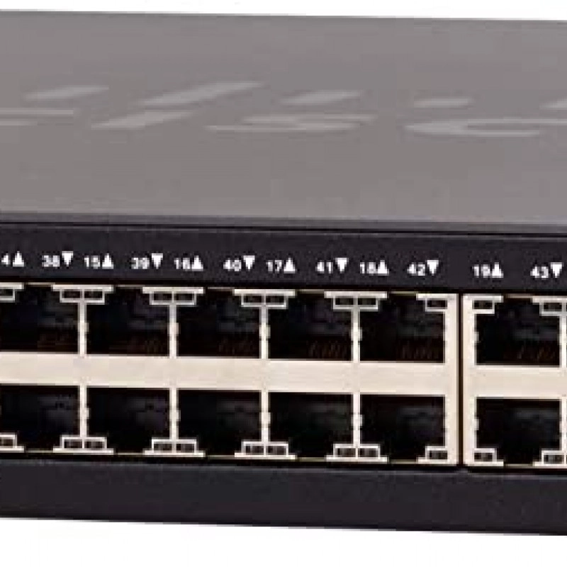 Cisco 52-Port 10GBase-T Stackable Managed Switch, SX350X-52-K9-UK交換器