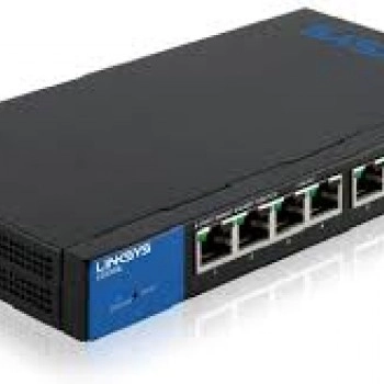 Linksys 8 Port PoE+ Gigabit Network Managed Switch, LGS308MP-AP