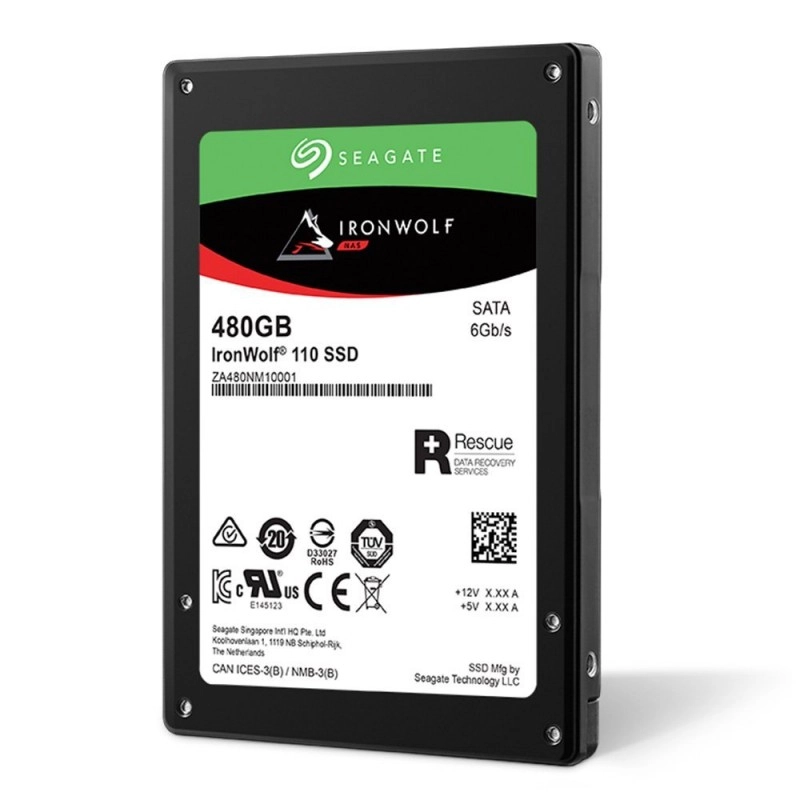Seagate IronWolf 480GB 2.5" SSD, 型號: ZA480NM10011固態硬碟