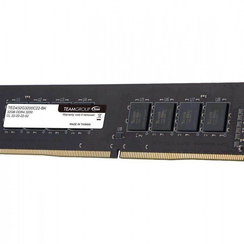 Team Group 32GB DDR4 Elite Desktop Ram LONG-DIMM, TED432G3200C2201記憶體
