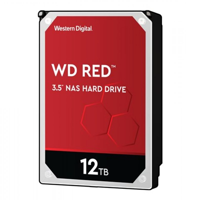 WD 12TB 紅色版 3.5吋 內置硬碟, WD120EFBX內置硬碟
