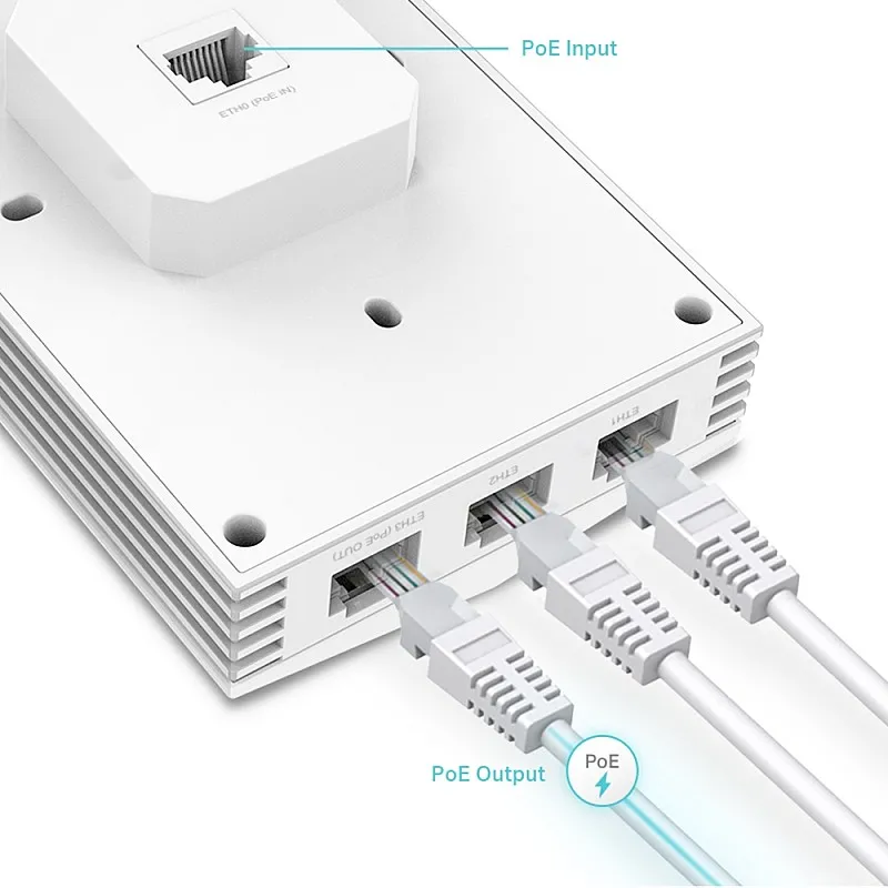 TP-Link AX3000 牆板 WiFi 6 無線AP, EAP655-Wall︱原廠保養