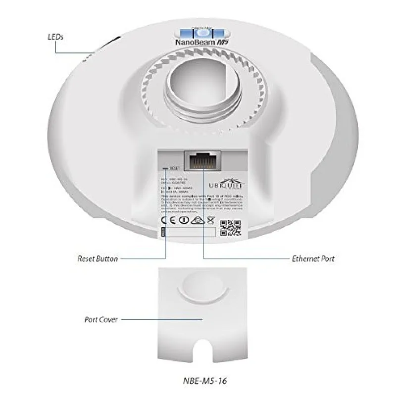 Ubiquiti Beam 無線接取器, NBE-M5-16 - U-NBE-M5-16 無線接取器 ｜ 衍光HinKwong 香港