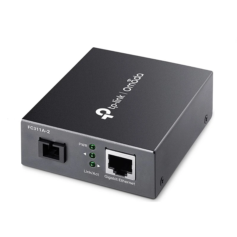 TP-Link Omada Gigabit WDM 乙太網路轉光纖轉換器, FC311A-2︱原廠保養