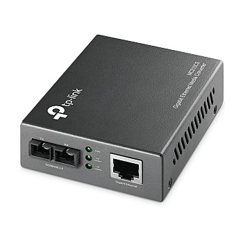 TP-Link Omada Single-Mode SC Fiber Converter, MC210CS