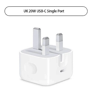 UK 20W USB-C Single Port Adapter