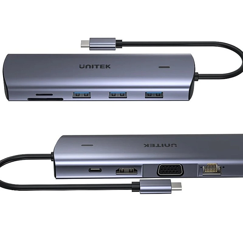 Unitek 9-in-1 USB-C Hub, D1113A - U-D1113A Adapter︱Hub︱Docking ｜ 衍光HinKwong 香港