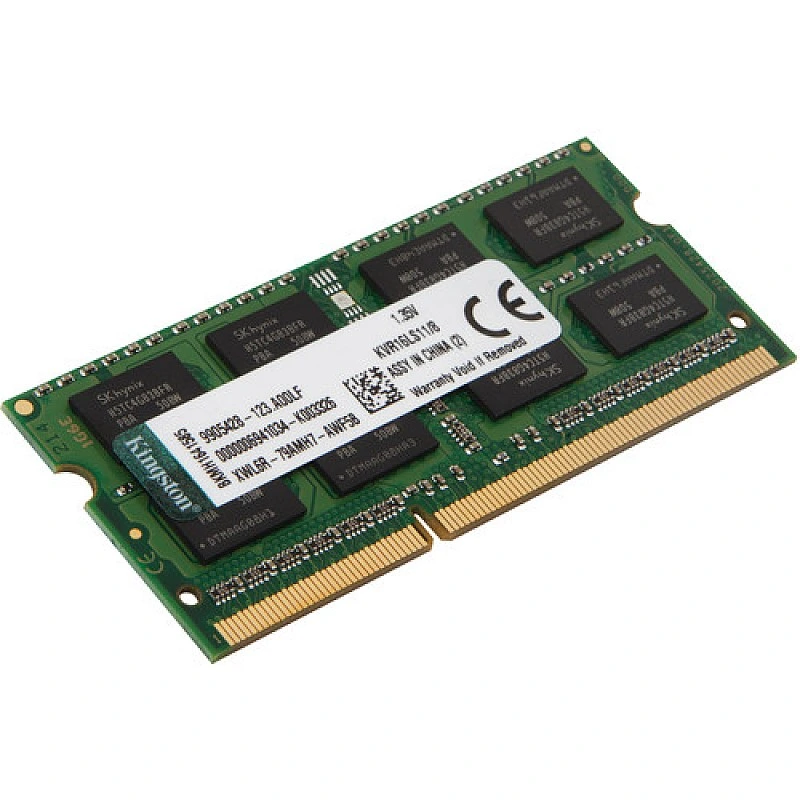 Kingston DDR3L-1600 8GB SO-DIMM, KVR16LS11/8WP - K-D-KVR16LS11/8WP RAM ｜ 衍光HinKwong 香港