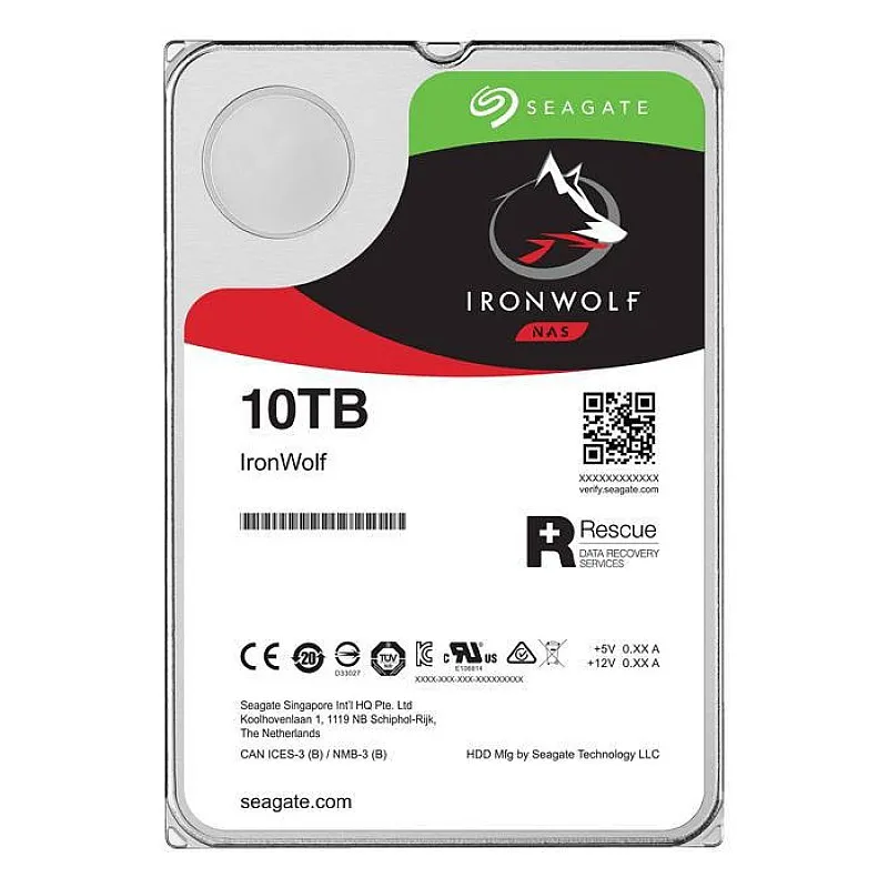 Seagate IronWolf 10TB 3.5" HDD, 型號: ST10000VN0008 - S-HD-ST10000VN0008 內置硬碟 ｜ 衍光HinKwong 香港
