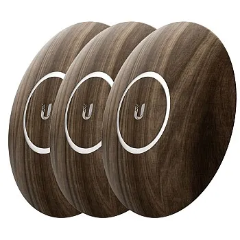Ubiquiti Cover for UniFi nanoHD 3-Pack 網絡配件, nHD-cover-Wood-3