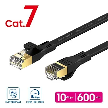 Elementz Cat.7 Flat Ethernet Cable, EN-C7