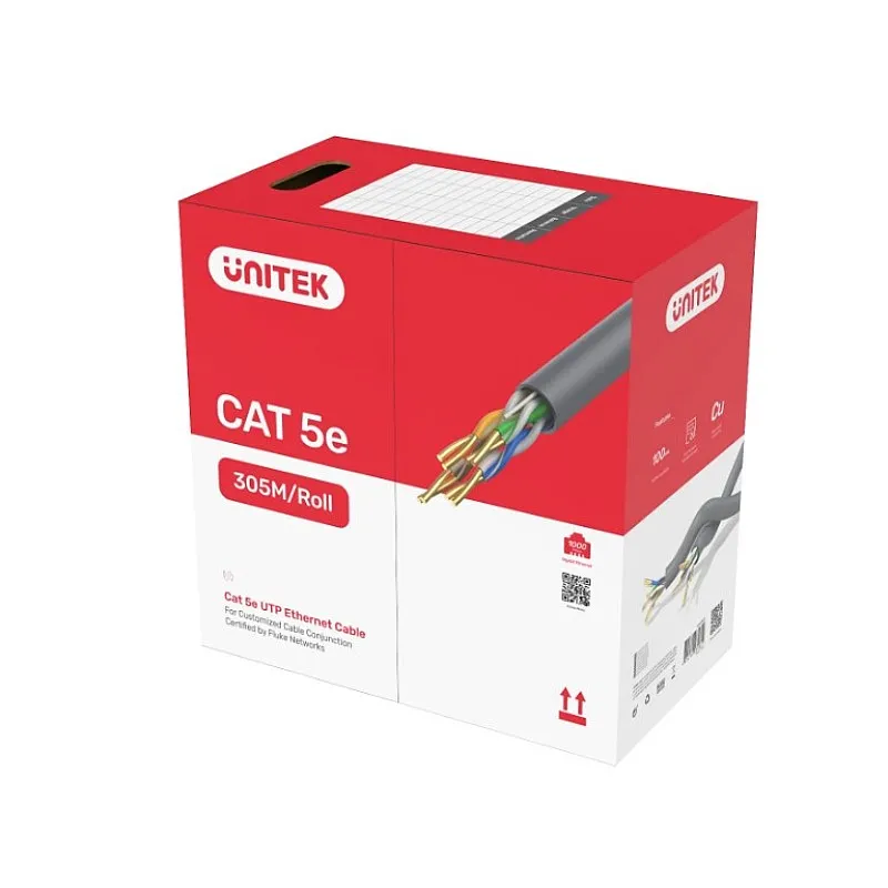 Unitek Cat 5e Ethernet Gigabit Ethernet UTP Cable, Y-C879GY - U-Y-C879GY Cables ｜ 衍光HinKwong 香港