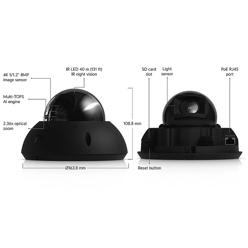 Ubiquiti UniFi G6 Pro Dome Camera (UVC-G6-Pro-Dome) - Arthorized Goods - UVC-G6-Pro-Dome IP CAMERAS ｜ 衍光HinKwong 香港