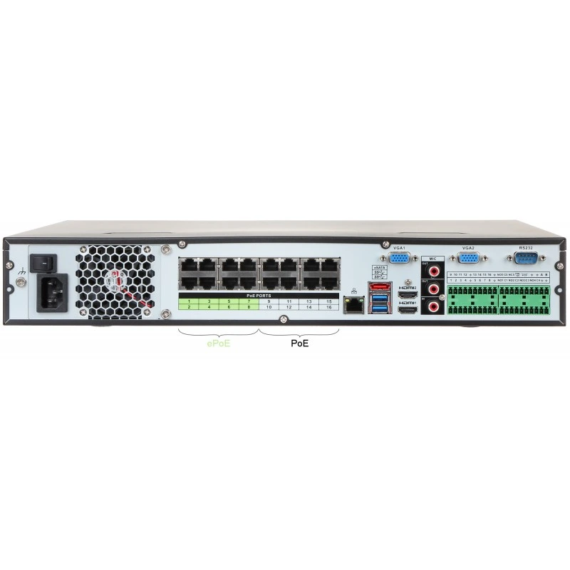 Dahua 16 Ch 1.5U 16ePoE 4K&H.265 Pro NVR, DHI-NVR5416-16P-4KS2E(UK) - S-D-DHI-NVR5416-16P-4KS2E(UK) NVR ｜ 衍光HinKwong 香港