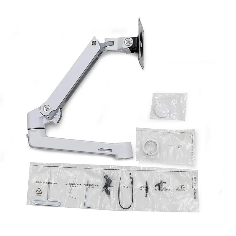 Ergotron LX支臂 延長架和套環套件, 98-130-216 (亮白) - E-98-130-216 人體工學配件 ｜ 衍光HinKwong 香港