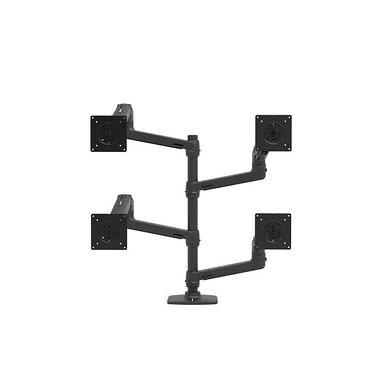Ergotron LX Arm, Extension and Collar Kit, 98-130-224 (Matte Black)