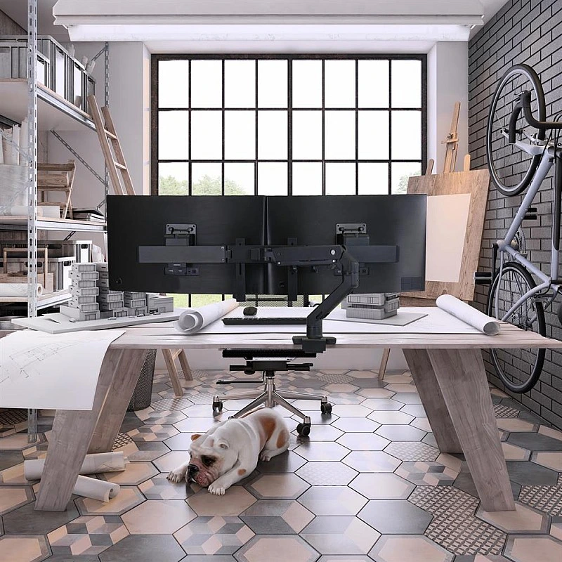 Ergotron HX Desk Dual Monitor Arm - E-HX Desk Dual Monitor Arm Ergotron Industrial ｜ 衍光HinKwong 香港