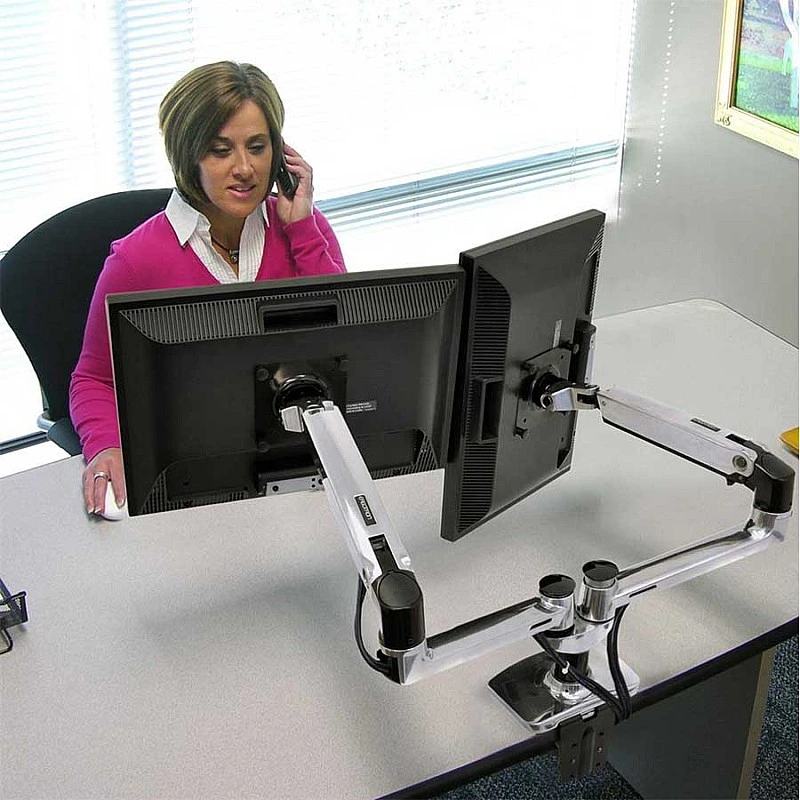 Ergotron LX Dual Side-by-Side Arm - E-LX Dual Side-by-Side Arm Ergotron Industrial ｜ 衍光HinKwong 香港